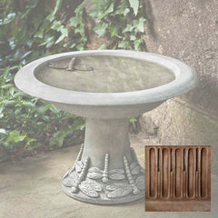 Campania Dragonfly Birdbath - Small