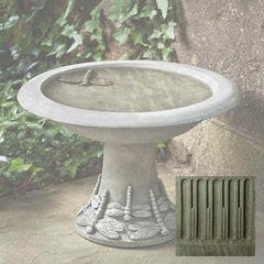 Campania Dragonfly Birdbath - Small