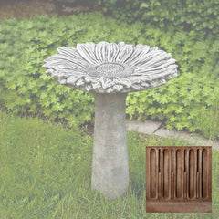 Campania Sunflower Birdbath