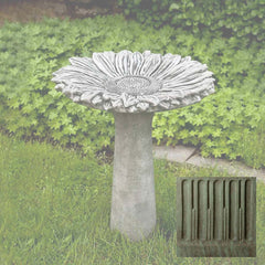 Campania Sunflower Birdbath