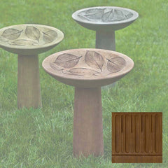 Campania Hydrangea Leaf Birdbath
