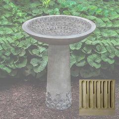Campania Cirrus Birdbath