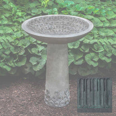 Campania Cirrus Birdbath