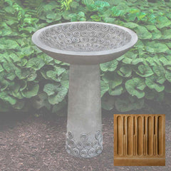 Campania Cirrus Birdbath