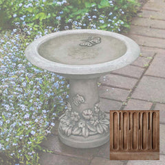 Campania Spring Meadow Birdbath