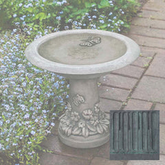 Campania Spring Meadow Birdbath