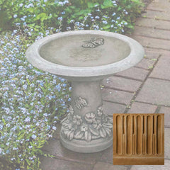Campania Spring Meadow Birdbath