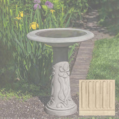 Campania Iris Birdbath