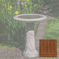 Campania Iris Birdbath