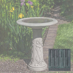 Campania Iris Birdbath