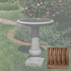 Campania Williamsburg Boxwood Birdbath