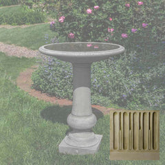 Campania Williamsburg Boxwood Birdbath