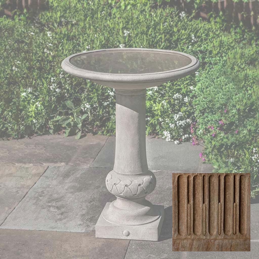 Campania Williamsburg Knot Birdbath