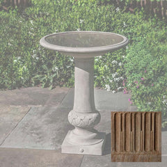 Campania Williamsburg Knot Birdbath