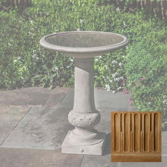Campania Williamsburg Knot Birdbath
