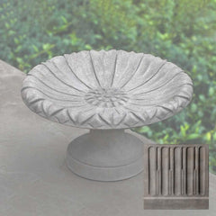 Campania Lotus Birdbath Small