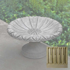 Campania Lotus Birdbath Small