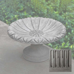 Campania Lotus Birdbath Small