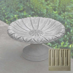Campania Lotus Birdbath Small