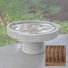 Campania Concept Birdbath, Low