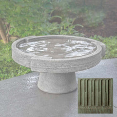 Campania Concept Birdbath, Low