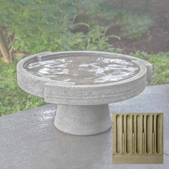 Campania Concept Birdbath, Low