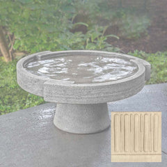 Campania Concept Birdbath, Low