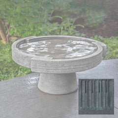 Campania Concept Birdbath, Low