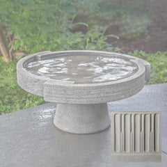 Campania Concept Birdbath, Low