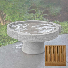 Campania Concept Birdbath, Low