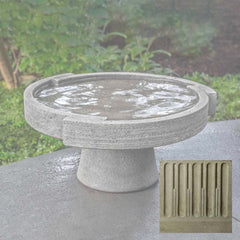 Campania Concept Birdbath, Low