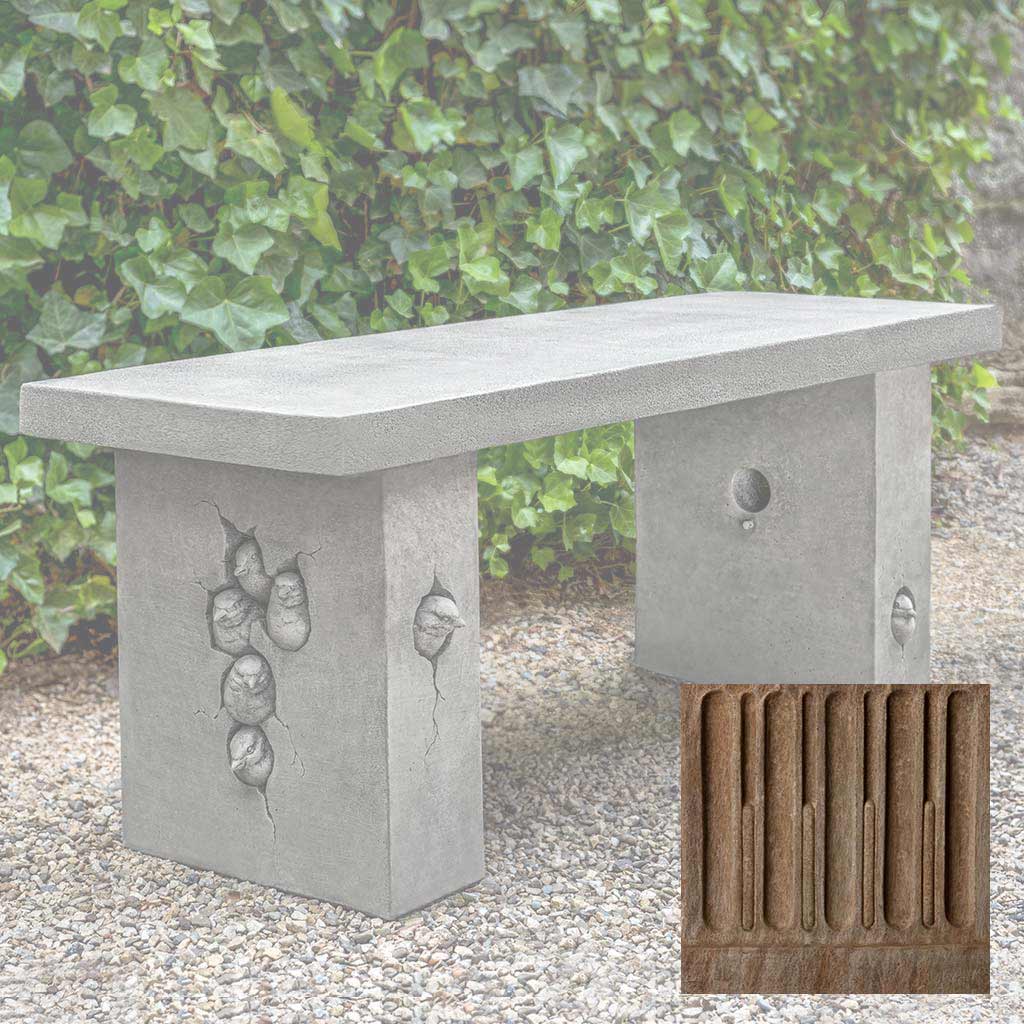 Campania Birdhouse Bench