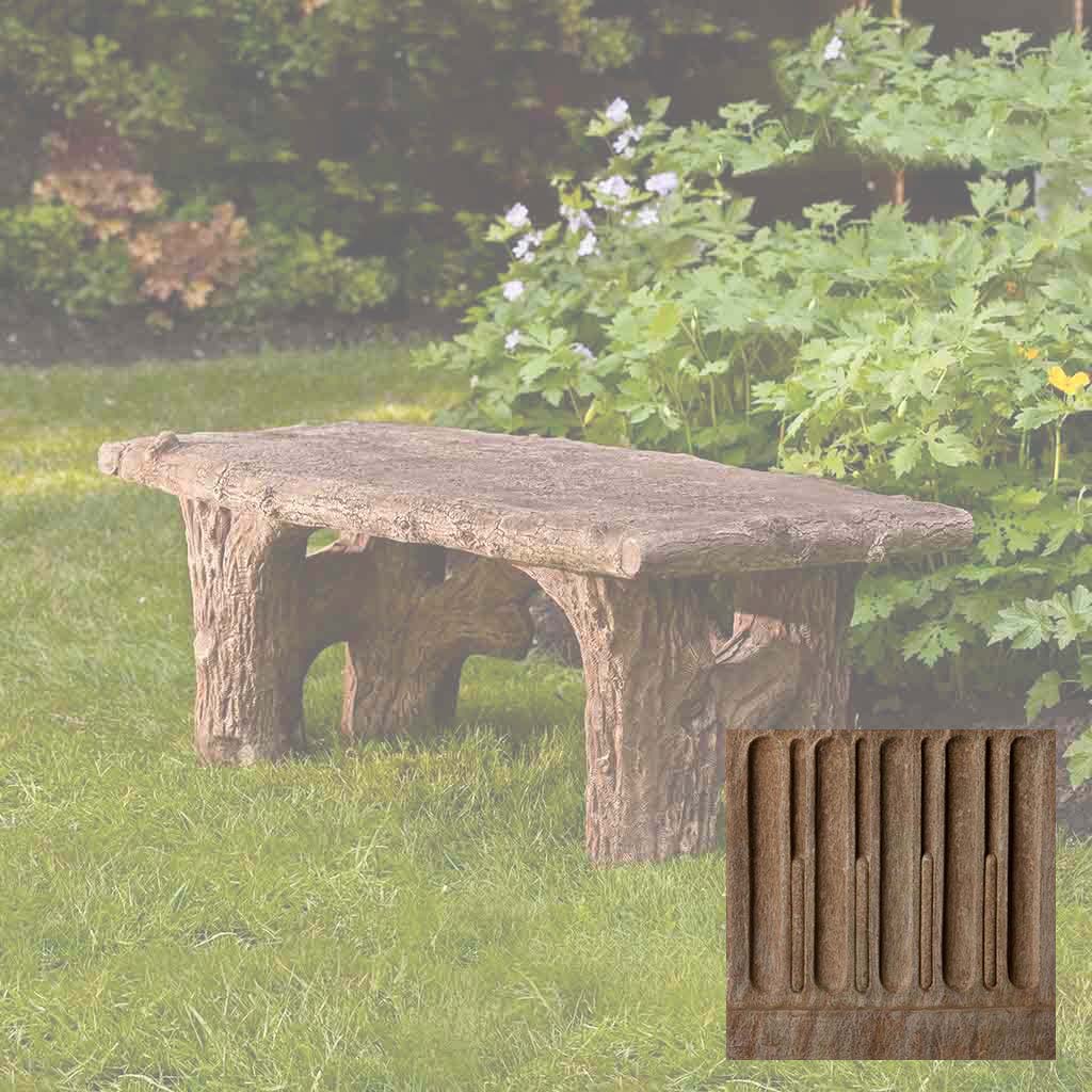 Campania Faux Bois Bench