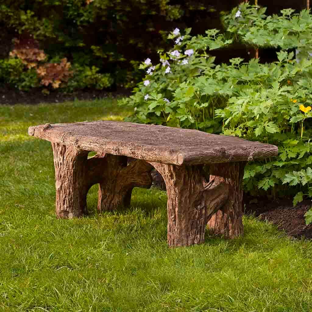 Campania Faux Bois Bench