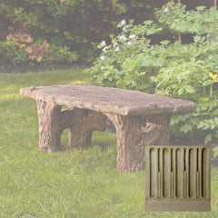 Campania Faux Bois Bench