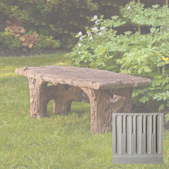 Campania Faux Bois Bench