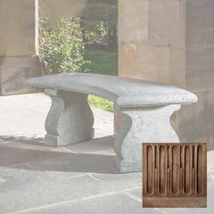 Campania Provencal Curved Bench