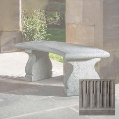 Campania Provencal Curved Bench
