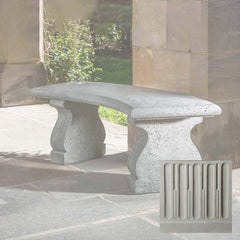 Campania Provencal Curved Bench