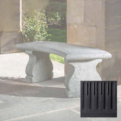 Campania Provencal Curved Bench