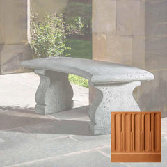 Campania Provencal Curved Bench