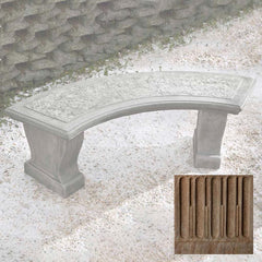 Campania Curved Leaf Bench