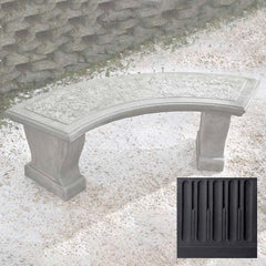 Campania Curved Leaf Bench