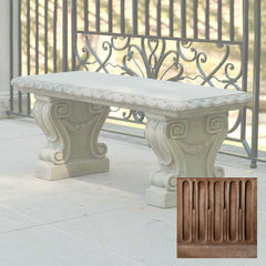 Campania Longwood Main Fountain Garden Bench