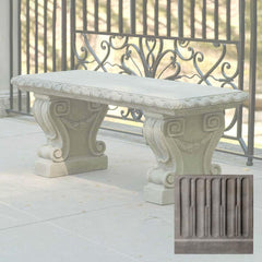Campania Longwood Main Fountain Garden Bench