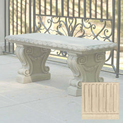 Campania Longwood Main Fountain Garden Bench