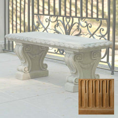 Campania Longwood Main Fountain Garden Bench