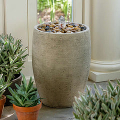 Photo of Campania Soma Pebble Fountain - Marquis Gardens