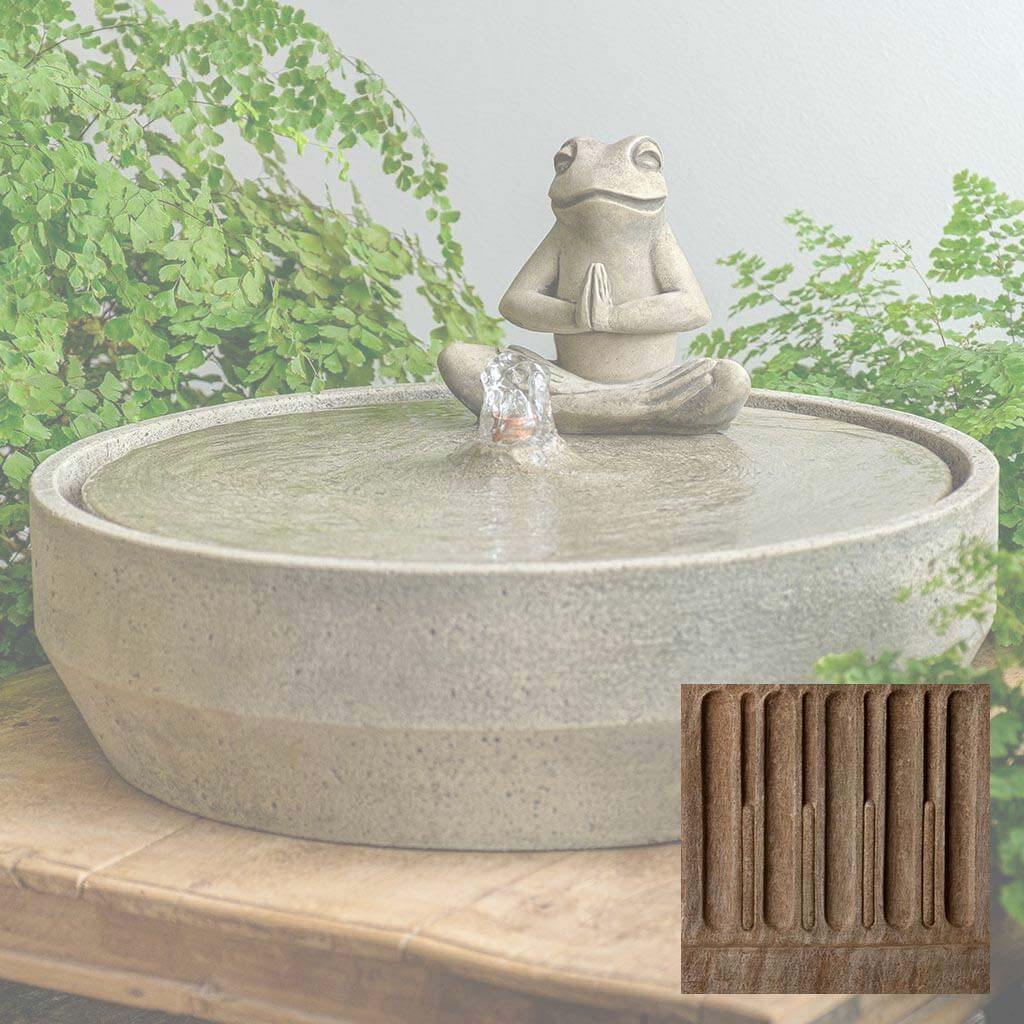 Campania Yoga Frog Beveled Fountain