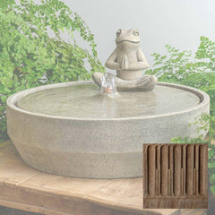 Campania Yoga Frog Beveled Fountain